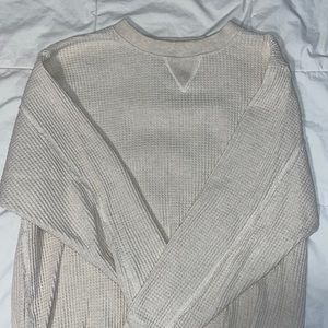 aerie waffle sweatshirt